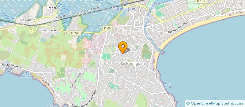 localisation de l'entreprise MONSIEUR ALAIN CHENE  LE POULIGUEN