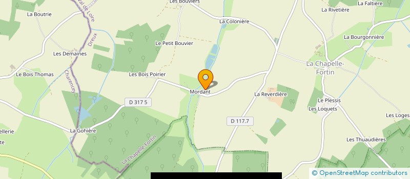 localisation de l'entreprise MONSIEUR ALAIN CHERON à LA CHAPELLE-FORTIN