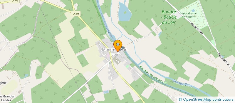 localisation de l'entreprise MONSIEUR ALAIN CHEROUVRIER  MONTREUIL-SUR-LOIR