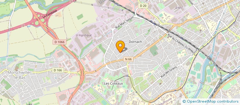 localisation de l'entreprise MONSIEUR ALAIN CHEVAL  MULHOUSE