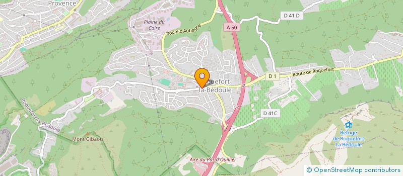 localisation de l'entreprise MONSIEUR ALAIN CHEVALAZ  ROQUEFORT-LA-BEDOULE