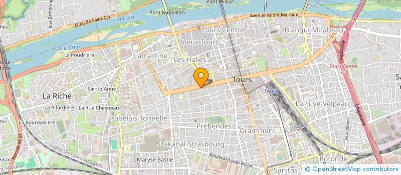 localisation de l'entreprise MONSIEUR ALAIN CHEVALIER  TOURS