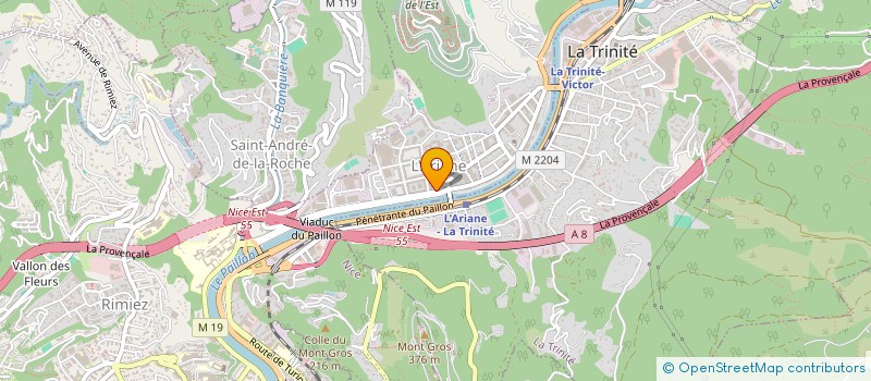 localisation de l'entreprise MONSIEUR ALAIN CHEVALLIER à NICE