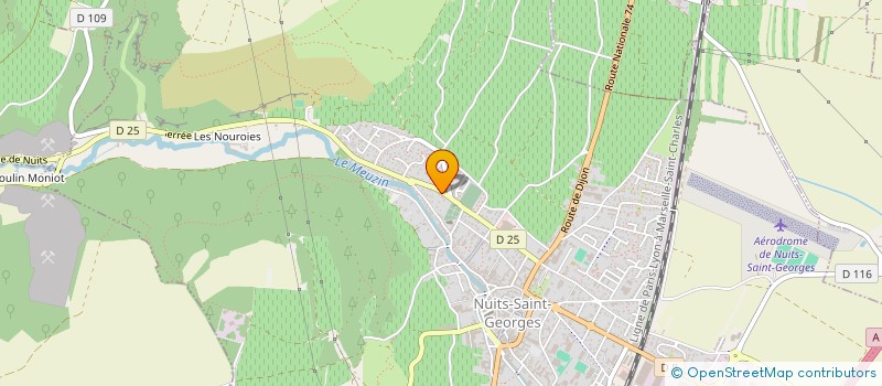 localisation de l'entreprise MONSIEUR ALAIN CHEVILLON à NUITS-SAINT-GEORGES