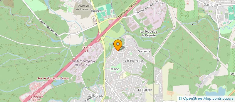 localisation de l'entreprise MONSIEUR ALAIN CHEYRON  CESTAS