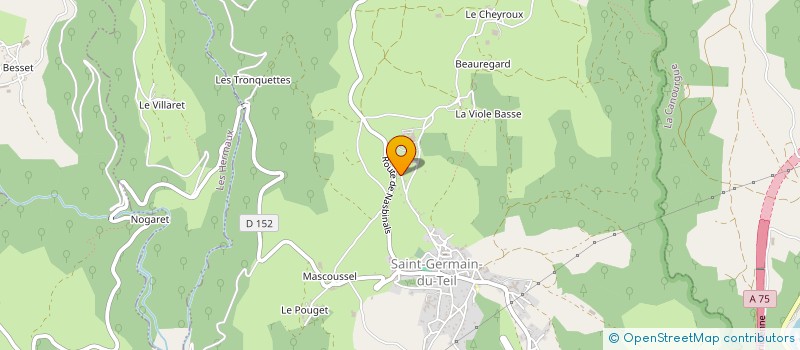 localisation de l'entreprise MONSIEUR ALAIN CHIBAUDEL  SAINT-GERMAIN-DU-TEIL