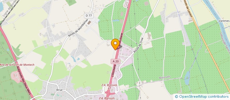 localisation de l'entreprise MONSIEUR ALAIN CHIOTASSO  BRESSOLS