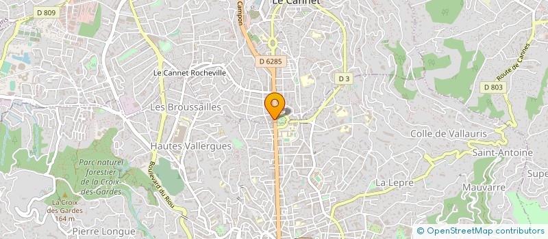 localisation de l'entreprise MONSIEUR ALAIN CHIOZZA à LE CANNET