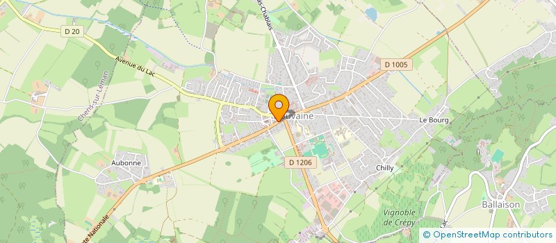 localisation de l'entreprise MONSIEUR ALAIN CHOMIER  CHENS-SUR-LEMAN