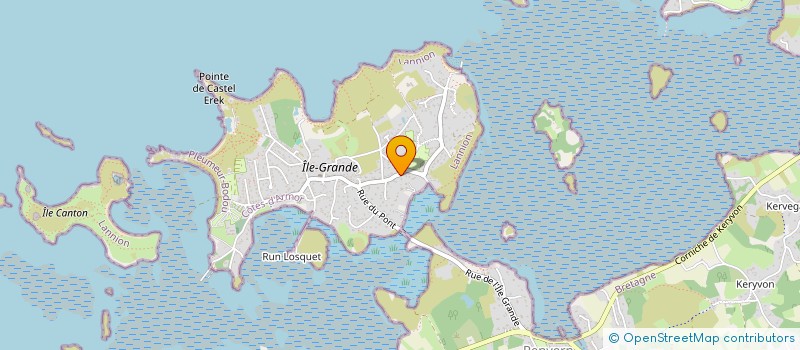 localisation de l'entreprise MONSIEUR ALAIN CHOQUER  PLEUMEUR-BODOU