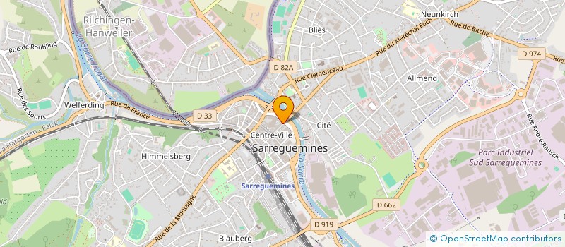 localisation de l'entreprise MONSIEUR ALAIN CHREIF à SARREGUEMINES