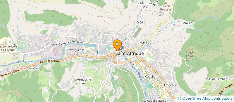 localisation de l'entreprise MONSIEUR ALAIN CHRETIEN à SAINT-AFFRIQUE