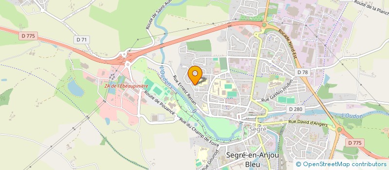 localisation de l'entreprise MONSIEUR ALAIN CHRISOSTOME à SEGRE-EN-ANJOU BLEU