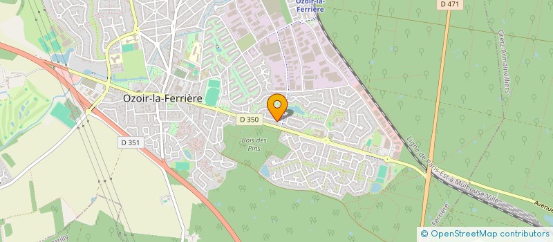 localisation de l'entreprise MONSIEUR ALAIN CHRISTOPHE  OZOIR-LA-FERRIERE