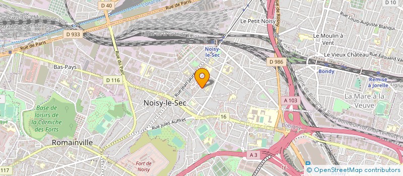 localisation de l'entreprise MONSIEUR ALAIN CHUEN à NOISY-LE-SEC