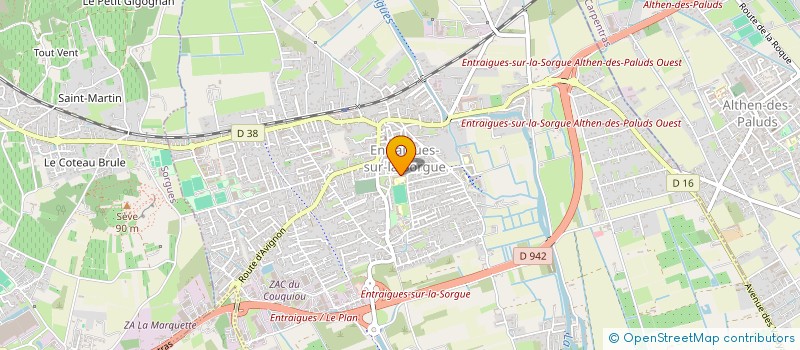 localisation de l'entreprise MONSIEUR ALAIN CIAPPARA  ENTRAIGUES-SUR-LA-SORGUE