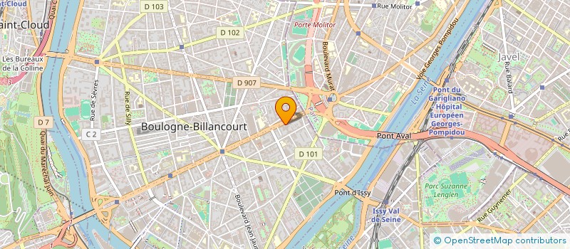 localisation de l'entreprise MONSIEUR ALAIN CIBOT à BOULOGNE-BILLANCOURT