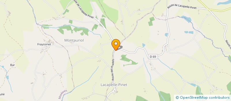 localisation de l'entreprise MONSIEUR ALAIN CIRGUE  VALENCE-D ALBIGEOIS