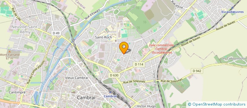 localisation de l'entreprise MONSIEUR ALAIN CIRIER à CAMBRAI
