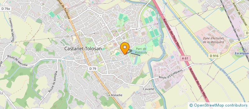 localisation de l'entreprise MONSIEUR ALAIN CLAEYS à CASTANET-TOLOSAN