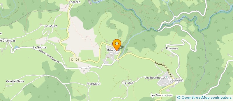 localisation de l'entreprise MONSIEUR ALAIN CLAIRET à SAINT-JUST-EN-BAS