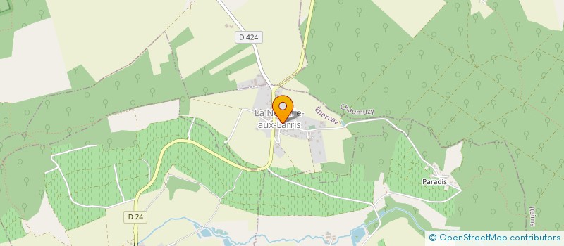 localisation de l'entreprise MONSIEUR ALAIN CLAISSE  LA NEUVILLE-AUX-LARRIS