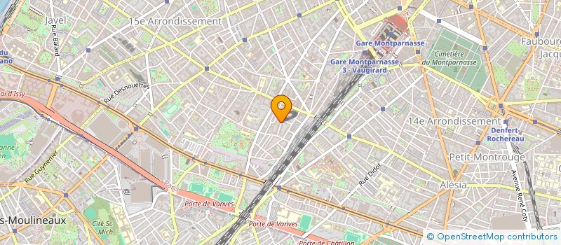 localisation de l'entreprise MONSIEUR ALAIN CLASTRES  PARIS