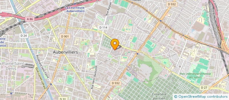localisation de l'entreprise MONSIEUR ALAIN CLAUSE à AUBERVILLIERS