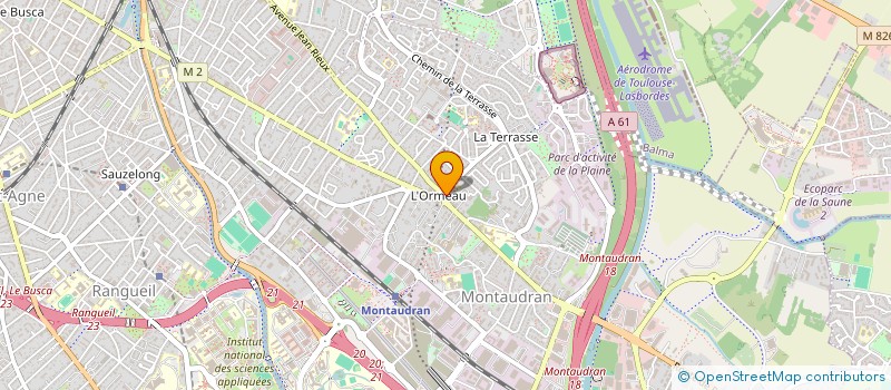 localisation de l'entreprise MONSIEUR ALAIN CLAVERIE  TOULOUSE