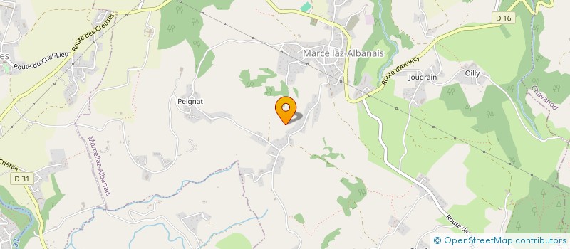 localisation de l'entreprise MONSIEUR ALAIN CLAVES à MARCELLAZ-ALBANAIS