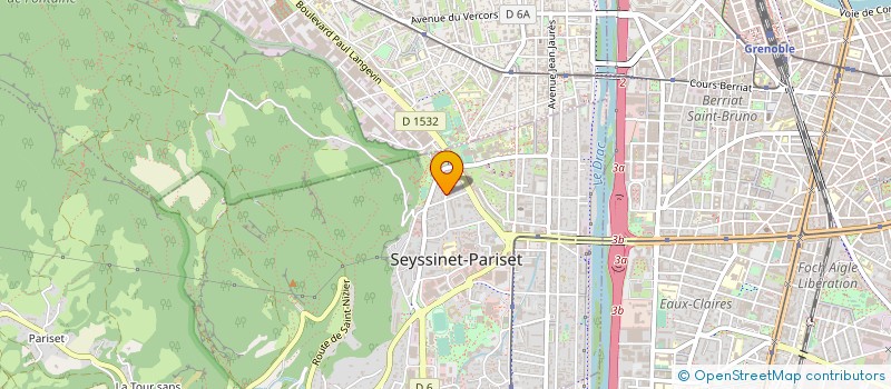 localisation de l'entreprise MONSIEUR ALAIN CLEMENT à SEYSSINET-PARISET