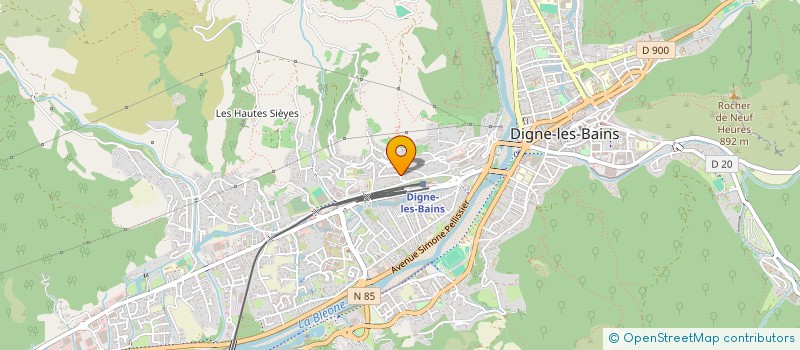 localisation de l'entreprise MONSIEUR ALAIN CLEMENT  DIGNE-LES-BAINS