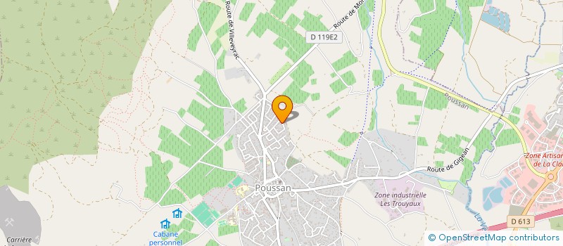 localisation de l'entreprise MONSIEUR ALAIN CLEMENT  POUSSAN