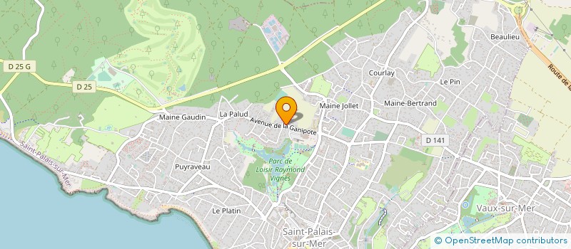 localisation de l'entreprise MONSIEUR ALAIN CLISSON  SAINT-PALAIS-SUR-MER