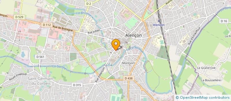 localisation de l'entreprise MONSIEUR ALAIN CLOUET à ALENCON
