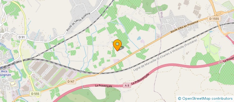 localisation de l'entreprise MONSIEUR ALAIN COBALTO  LES ARCS