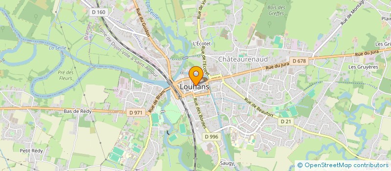 localisation de l'entreprise MONSIEUR ALAIN COLAS à LOUHANS