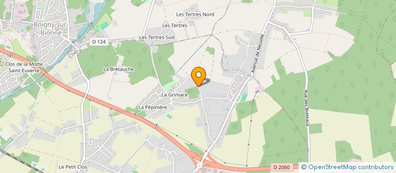 localisation de l'entreprise MONSIEUR ALAIN COLAS à CHECY