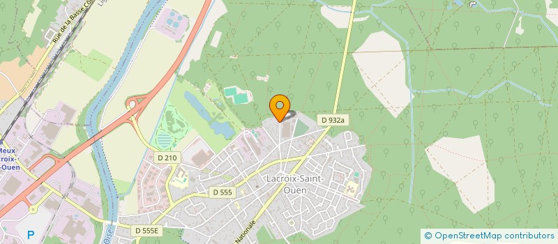 localisation de l'entreprise MONSIEUR ALAIN COLIBEAU  LACROIX-SAINT-OUEN