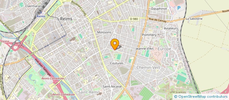 localisation de l'entreprise MONSIEUR ALAIN COLLARD  REIMS