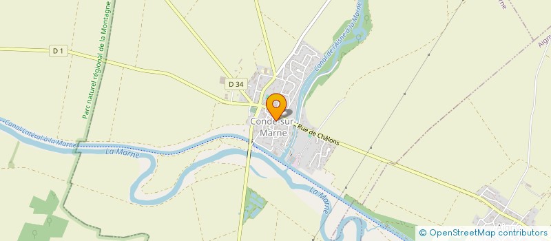 localisation de l'entreprise MONSIEUR ALAIN COLLERY  AY-CHAMPAGNE