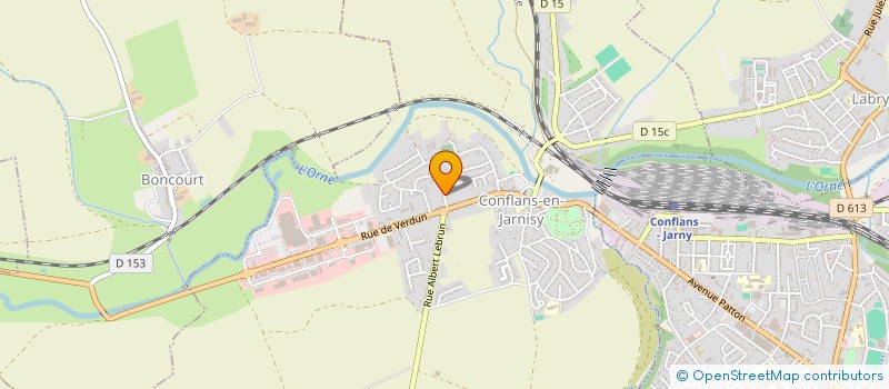 localisation de l'entreprise MONSIEUR ALAIN COLLIN  MARS-LA-TOUR