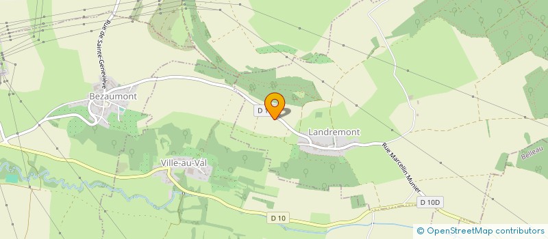 localisation de l'entreprise MONSIEUR ALAIN COLLIN  LANDREMONT