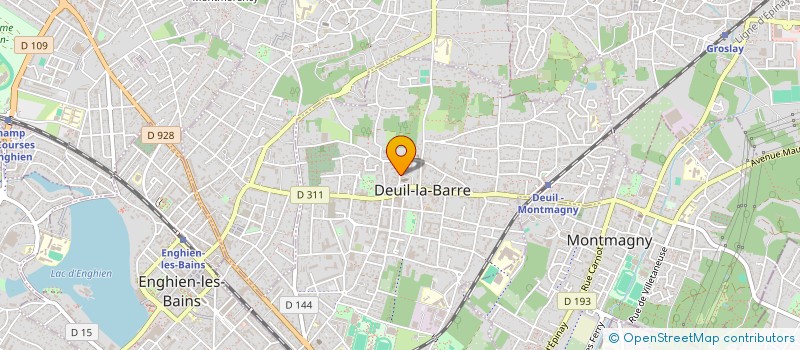 localisation de l'entreprise MONSIEUR ALAIN COLOMBUS  DEUIL-LA-BARRE