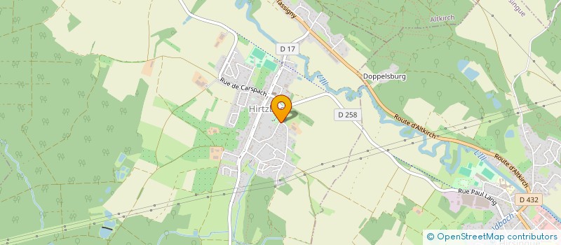 localisation de l'entreprise MONSIEUR ALAIN COMBRE  HIRTZBACH