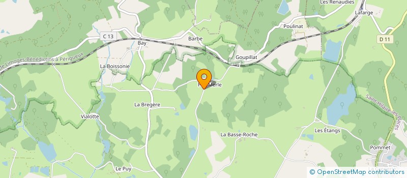localisation de l'entreprise MONSIEUR ALAIN COMINOTTO à LADIGNAC-LE-LONG