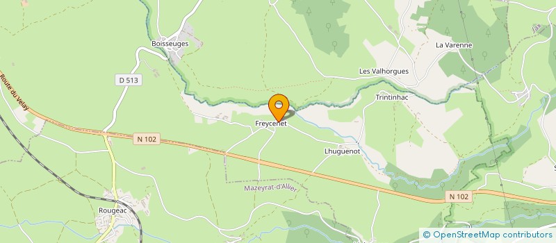 localisation de l'entreprise MONSIEUR ALAIN COMPTE  SAINT GEORGES D'AURAC