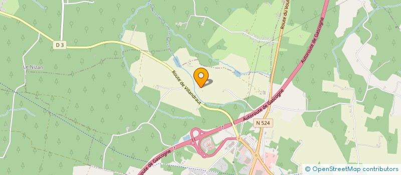 localisation de l'entreprise MONSIEUR ALAIN COMTE  LIGNAN-DE-BAZAS