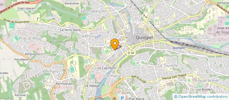 localisation de l'entreprise MONSIEUR ALAIN CONAN à QUIMPER