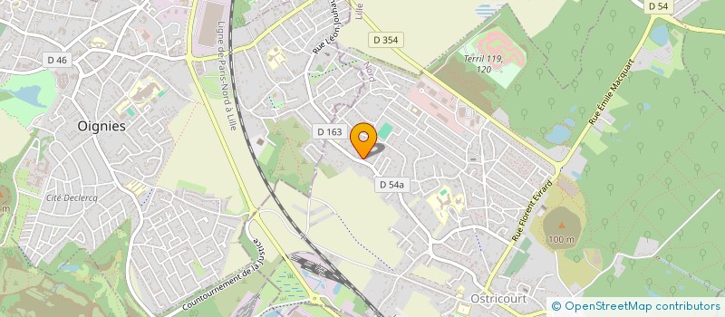 localisation de l'entreprise MONSIEUR ALAIN CONSIL  OSTRICOURT